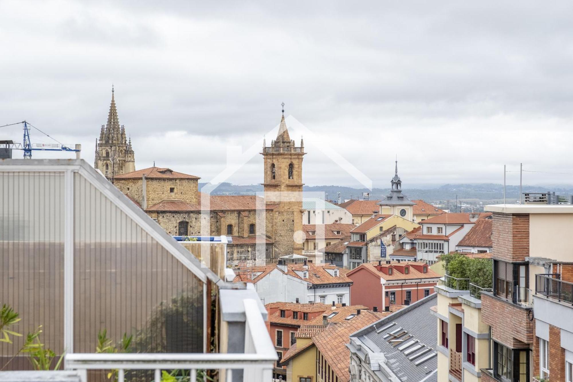 Atico Quintana II - Con Terraza, En El Centro Con Wifi Y Garaje Oviedo Exterior foto